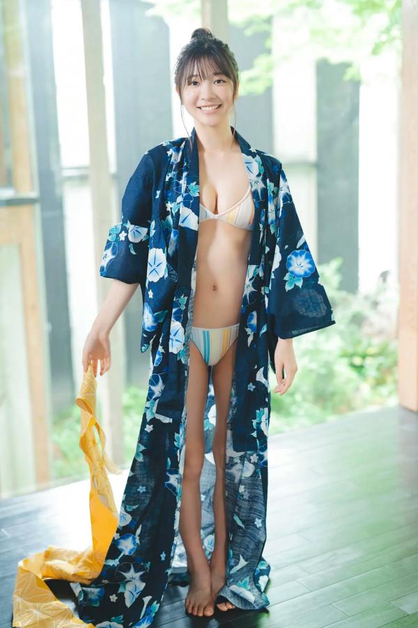   今森茉耶 - ミスマガのアソビバ！夏日和服与性感比基尼写真第17张图片