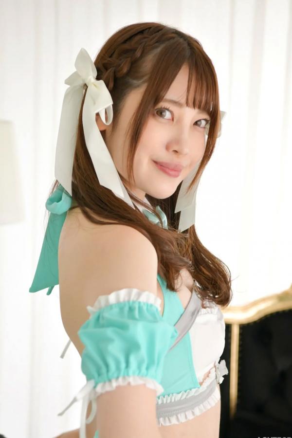   [LOVEPOP] Arisa Akagi 赤城ありさ Photoset 04 薄荷绿萌系COS制服清纯写真第16张图片