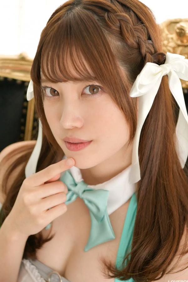   [LOVEPOP] Arisa Akagi 赤城ありさ Photoset 04 薄荷绿萌系COS制服清纯写真第36张图片