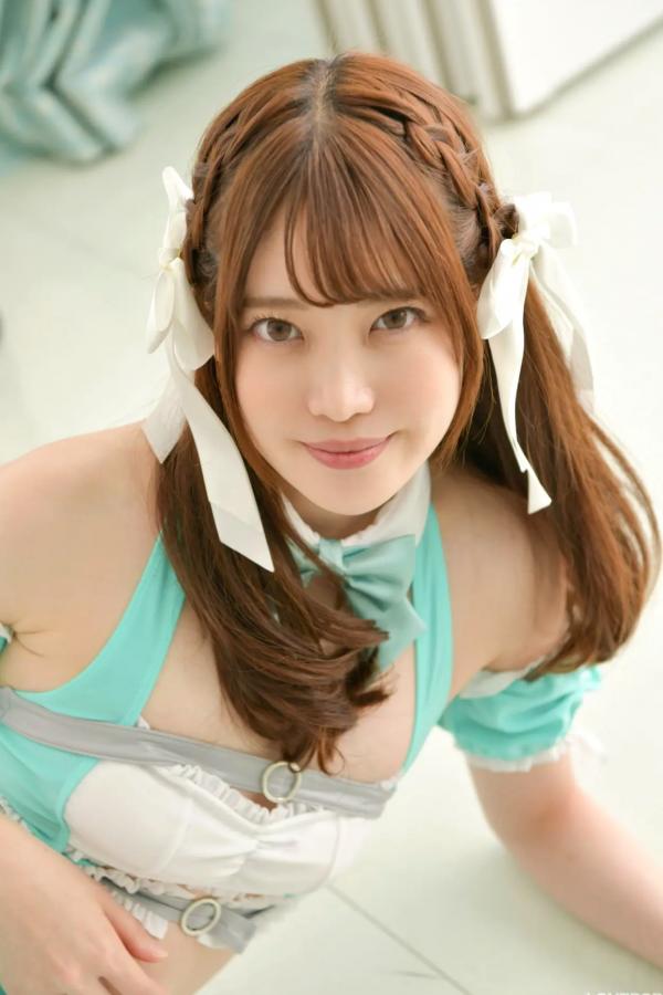   [LOVEPOP] Arisa Akagi 赤城ありさ Photoset 04 薄荷绿萌系COS制服清纯写真第71张图片