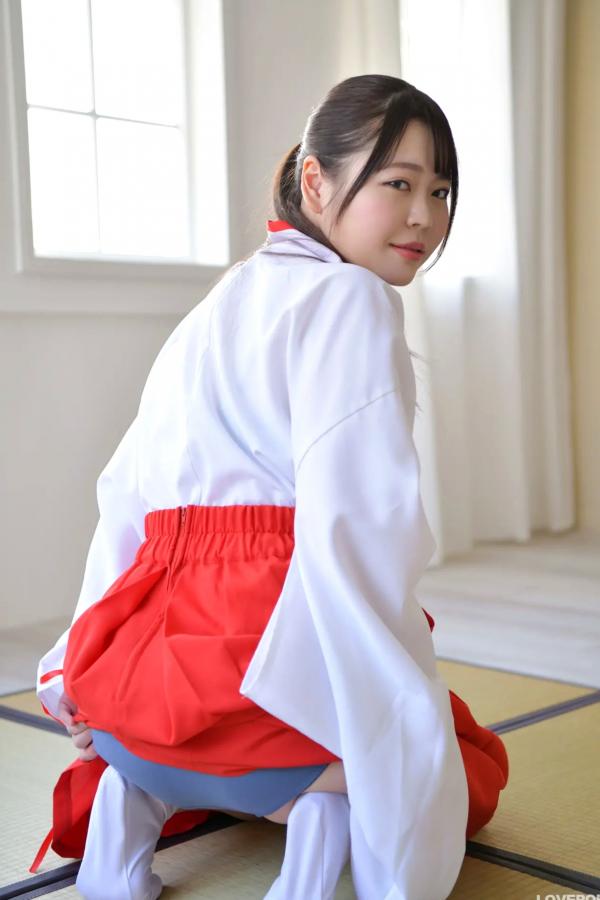    [LOVEPOP] Momoha Mizuse 水瀬百々羽 巫女服角色扮演性感私房写真 Photoset 01第41张图片
