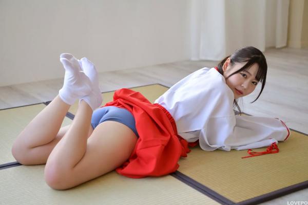    [LOVEPOP] Momoha Mizuse 水瀬百々羽 巫女服角色扮演性感私房写真 Photoset 01第50张图片