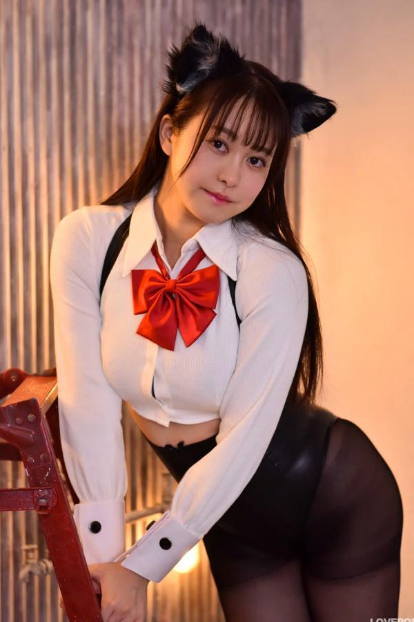   [LOVEPOP] Shizuna Ito 伊藤しずな Photoset 03 猫耳黑丝性感制服写真第21张图片