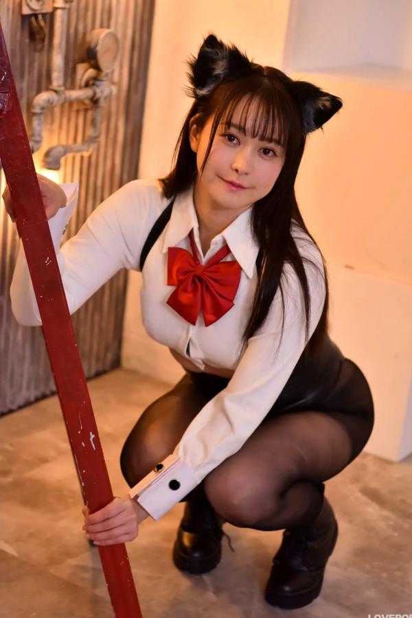   [LOVEPOP] Shizuna Ito 伊藤しずな Photoset 03 猫耳黑丝性感制服写真第25张图片