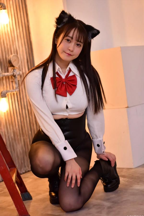   [LOVEPOP] Shizuna Ito 伊藤しずな Photoset 03 猫耳黑丝性感制服写真第32张图片