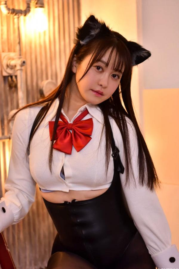   [LOVEPOP] Shizuna Ito 伊藤しずな Photoset 03 猫耳黑丝性感制服写真第33张图片