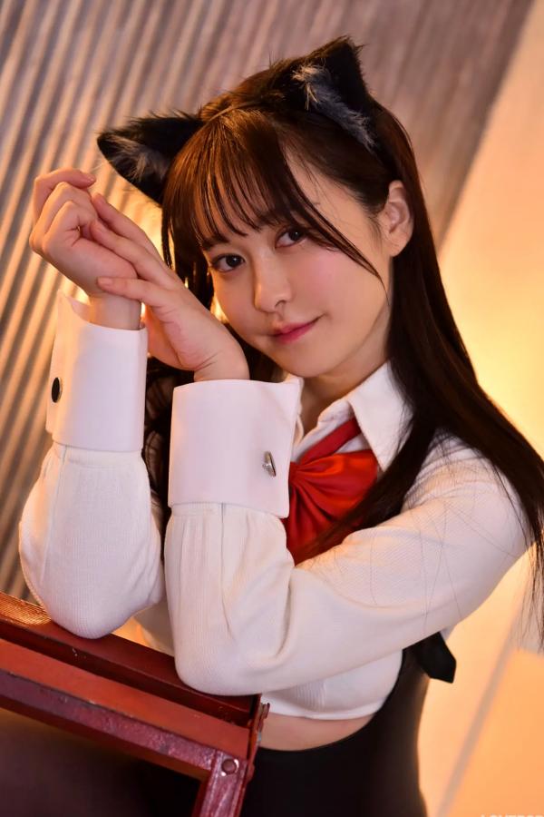   [LOVEPOP] Shizuna Ito 伊藤しずな Photoset 03 猫耳黑丝性感制服写真第64张图片