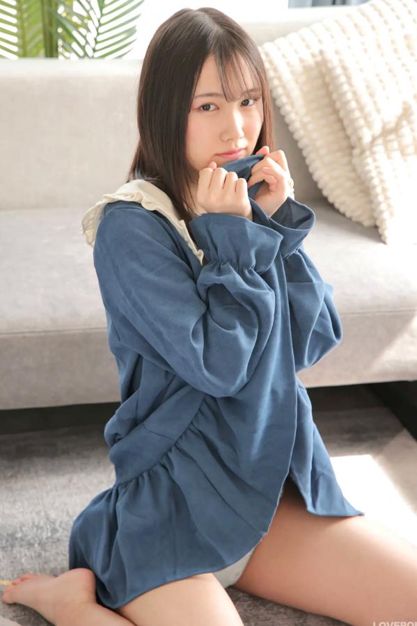   [LOVEPOP] Maki Chiba 千葉まき Photoset 03 居家清纯私房写真 蓝裙俏皮性感美腿第45张图片