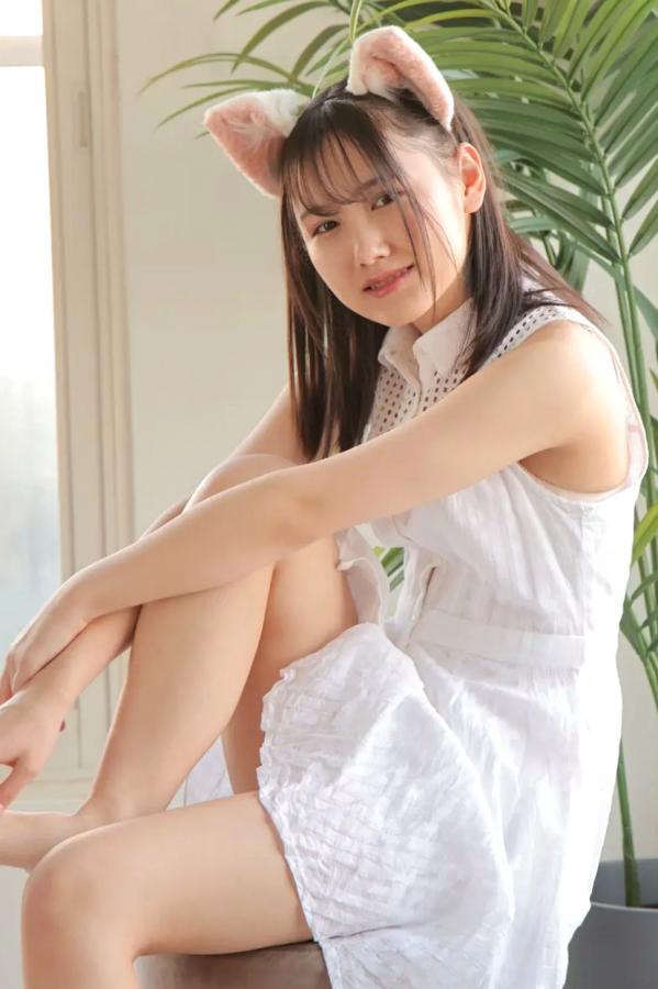    [LOVEPOP] Maki Chiba 千葉まき Photoset 02 猫耳纯欲小白裙家居私房写真第13张图片