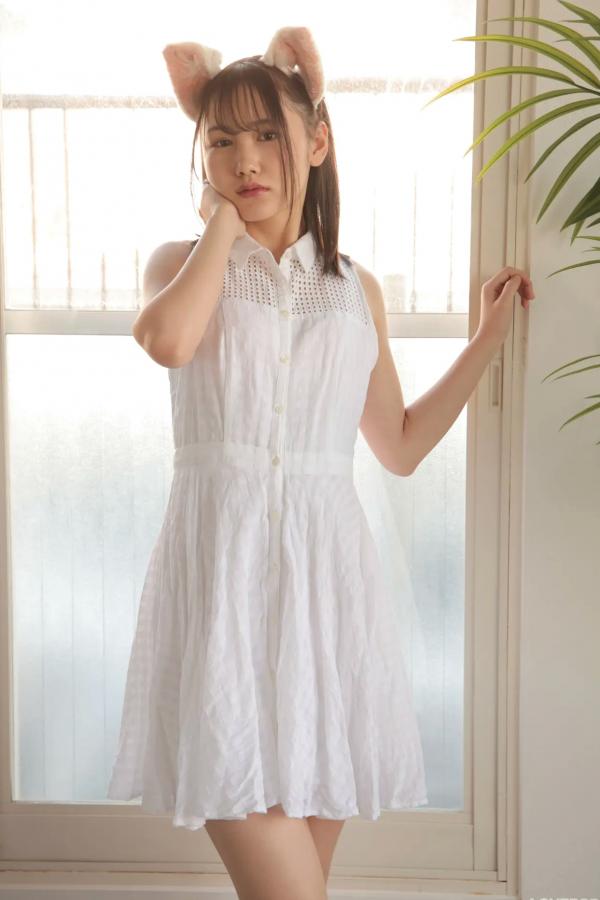    [LOVEPOP] Maki Chiba 千葉まき Photoset 02 猫耳纯欲小白裙家居私房写真第22张图片
