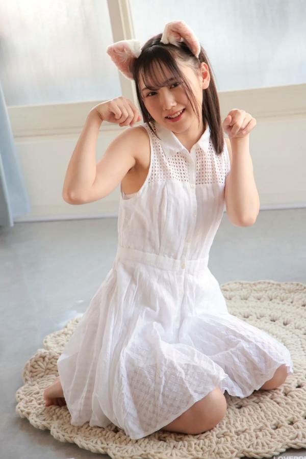    [LOVEPOP] Maki Chiba 千葉まき Photoset 02 猫耳纯欲小白裙家居私房写真第36张图片