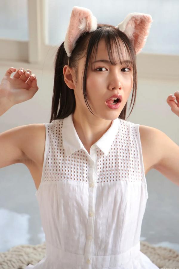    [LOVEPOP] Maki Chiba 千葉まき Photoset 02 猫耳纯欲小白裙家居私房写真第43张图片