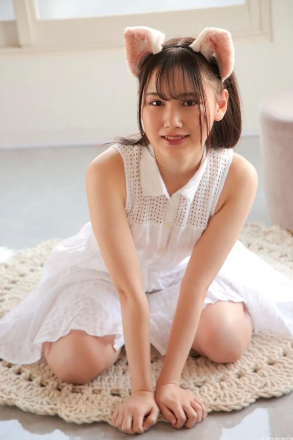    [LOVEPOP] Maki Chiba 千葉まき Photoset 02 猫耳纯欲小白裙家居私房写真第45张图片