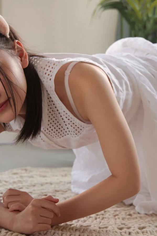    [LOVEPOP] Maki Chiba 千葉まき Photoset 02 猫耳纯欲小白裙家居私房写真第85张图片