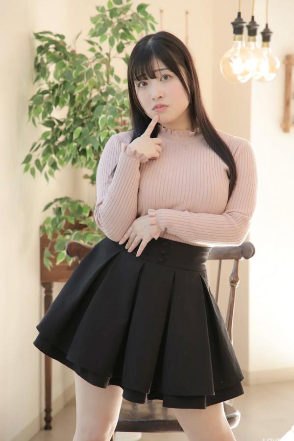   [LOVEPOP] 新穂純麗 Sumire Niibo Photoset 03 日系清纯毛衣短裙家居私房诱惑写真第16张图片