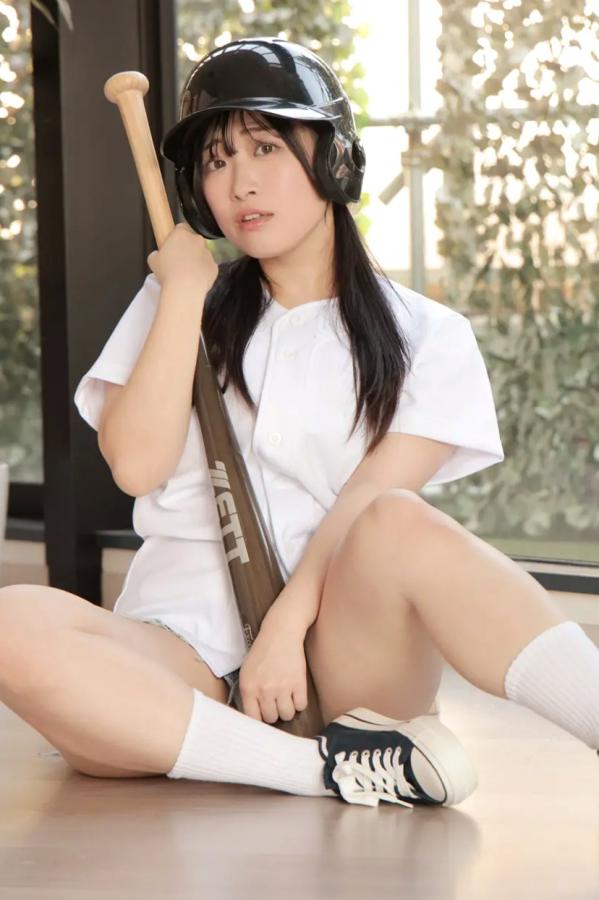   [LOVEPOP] Sumire Niibo 新穂純麗 Photoset 01 棒球少女清纯写真 运动风活力美腿第77张图片