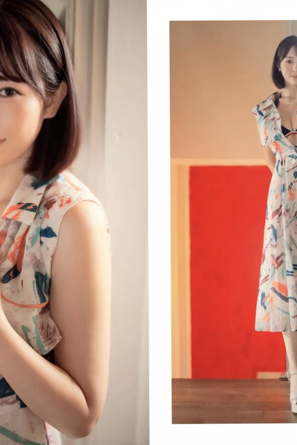   望月菜七子 - 運命の女：日本极品女神比基尼湿身私房写真第4张图片