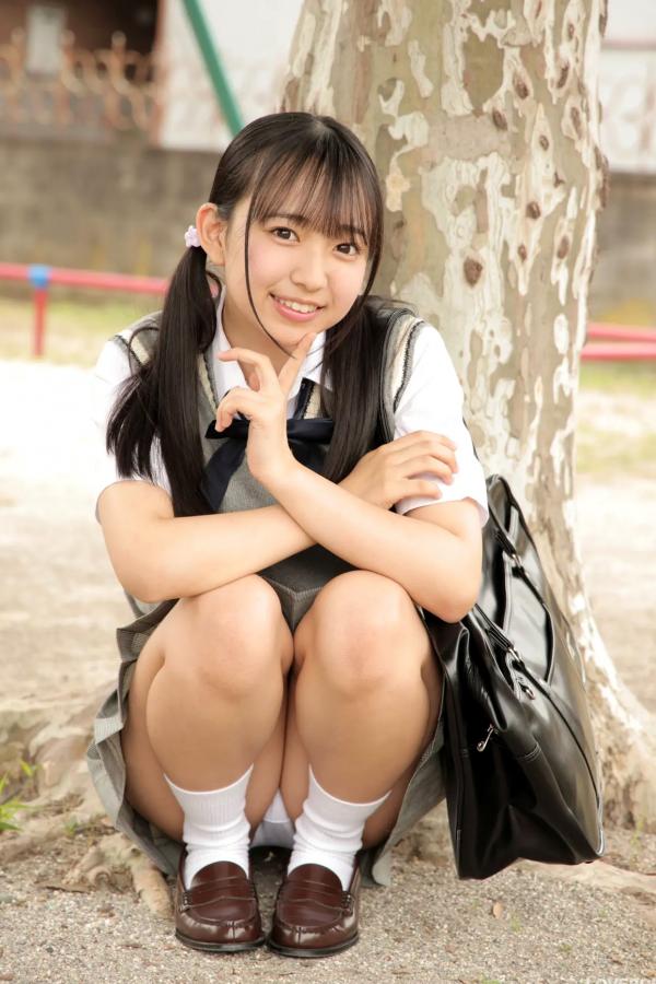   [LOVEPOP] Yui Iruma 入間ゆい Photoset 06 户外清纯JK校服写真 游乐场治愈系少女第21张图片