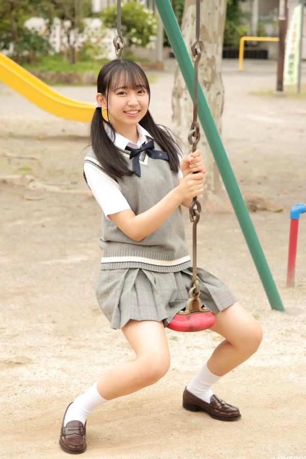   [LOVEPOP] Yui Iruma 入間ゆい Photoset 06 户外清纯JK校服写真 游乐场治愈系少女第31张图片