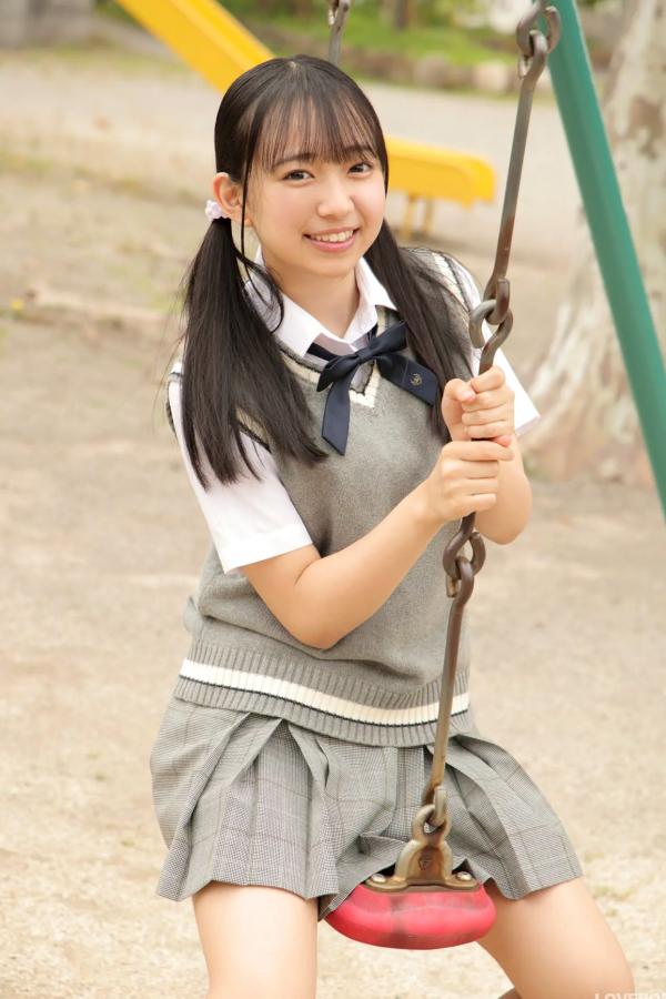   [LOVEPOP] Yui Iruma 入間ゆい Photoset 06 户外清纯JK校服写真 游乐场治愈系少女第32张图片