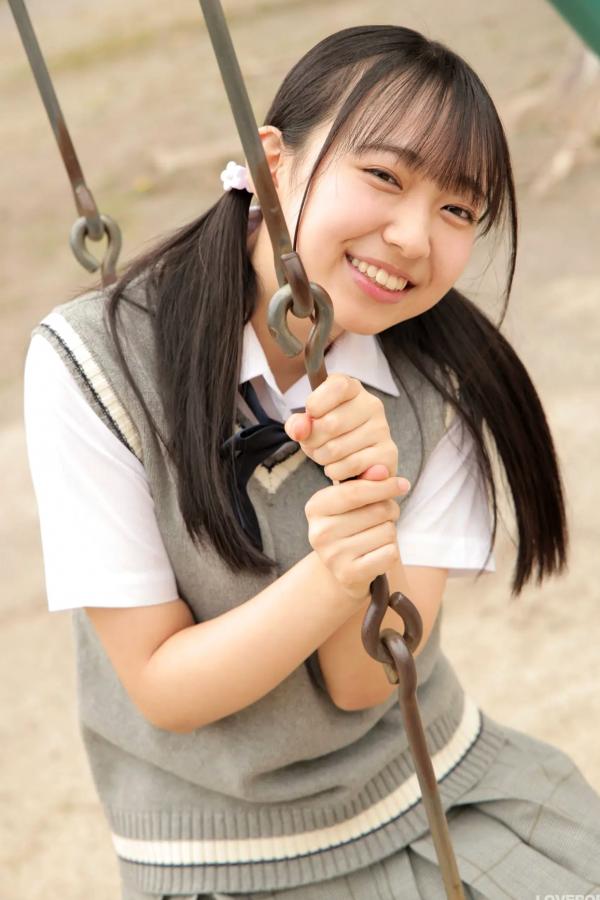   [LOVEPOP] Yui Iruma 入間ゆい Photoset 06 户外清纯JK校服写真 游乐场治愈系少女第34张图片