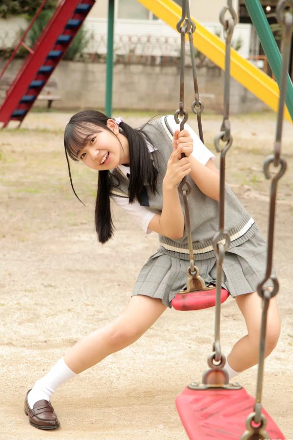   [LOVEPOP] Yui Iruma 入間ゆい Photoset 06 户外清纯JK校服写真 游乐场治愈系少女第36张图片