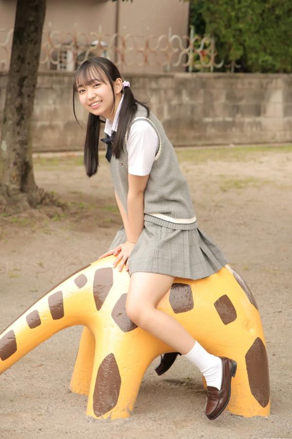   [LOVEPOP] Yui Iruma 入間ゆい Photoset 06 户外清纯JK校服写真 游乐场治愈系少女第52张图片