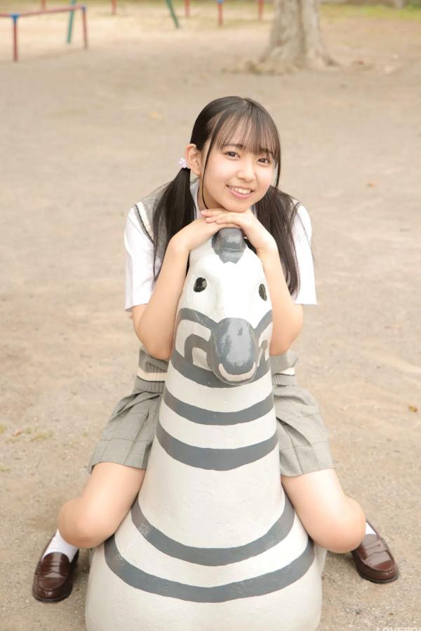   [LOVEPOP] Yui Iruma 入間ゆい Photoset 06 户外清纯JK校服写真 游乐场治愈系少女第62张图片