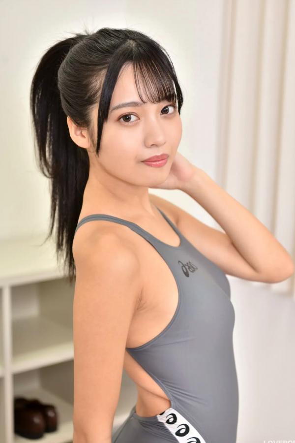   [LOVEPOP] Asuka Nekomiya 猫宮あすか Photoset 01 灰色连体泳衣黑丝性感写真第4张图片