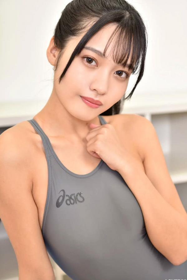   [LOVEPOP] Asuka Nekomiya 猫宮あすか Photoset 01 灰色连体泳衣黑丝性感写真第35张图片
