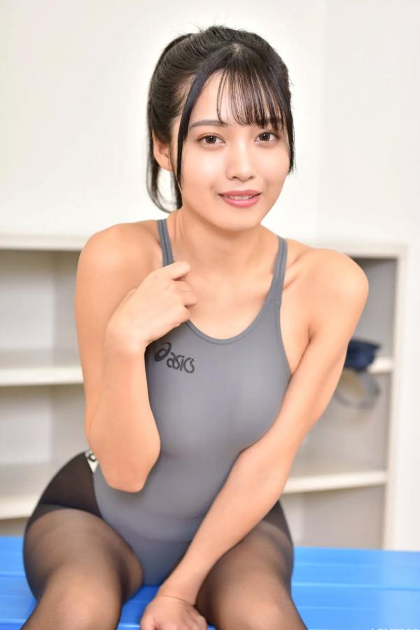   [LOVEPOP] Asuka Nekomiya 猫宮あすか Photoset 01 灰色连体泳衣黑丝性感写真第55张图片