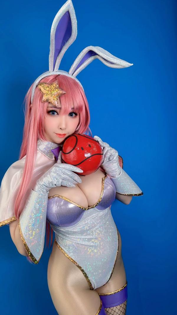    [Cosplay] 桃色れく Reku Momoiro - 米娅 Quiet Night 兔女郎性感角色扮演写真第40张图片