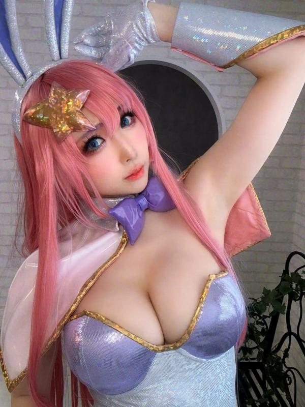    [Cosplay] 桃色れく Reku Momoiro - 米娅 Quiet Night 兔女郎性感角色扮演写真第64张图片