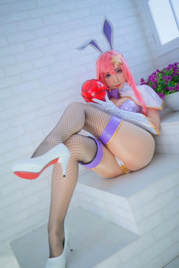    [Cosplay] 桃色れく Reku Momoiro - 米娅 Quiet Night 兔女郎性感角色扮演写真第71张图片