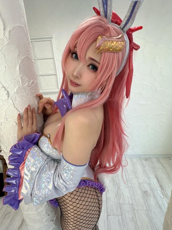    [Cosplay] 桃色れく Reku Momoiro - 米娅 Quiet Night 兔女郎性感角色扮演写真第152张图片