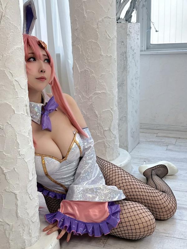    [Cosplay] 桃色れく Reku Momoiro - 米娅 Quiet Night 兔女郎性感角色扮演写真第153张图片