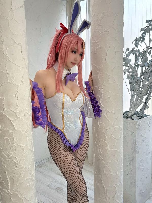    [Cosplay] 桃色れく Reku Momoiro - 米娅 Quiet Night 兔女郎性感角色扮演写真第188张图片