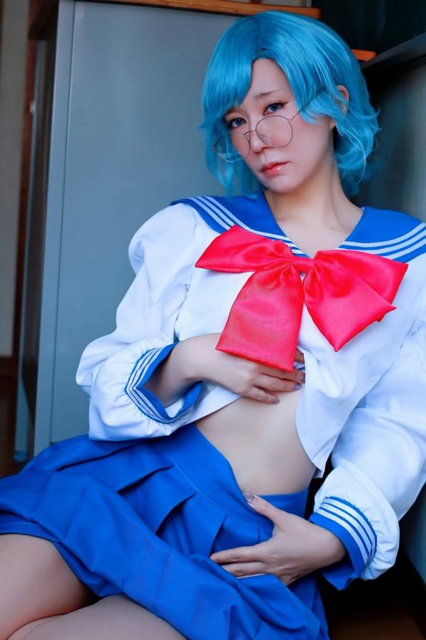    [Cosplay][HERESY] Ringo Mitsuki 林檎蜜紀 - 僕専用セーラーマーキュリー 性感水手服大尺度角色扮演写真第15张图片