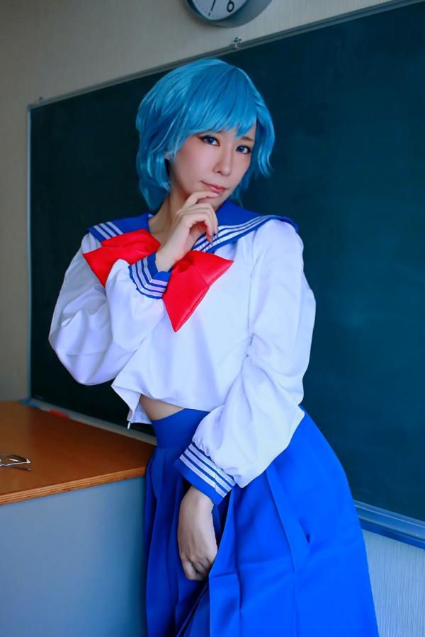    [Cosplay][HERESY] Ringo Mitsuki 林檎蜜紀 - 僕専用セーラーマーキュリー 性感水手服大尺度角色扮演写真第17张图片