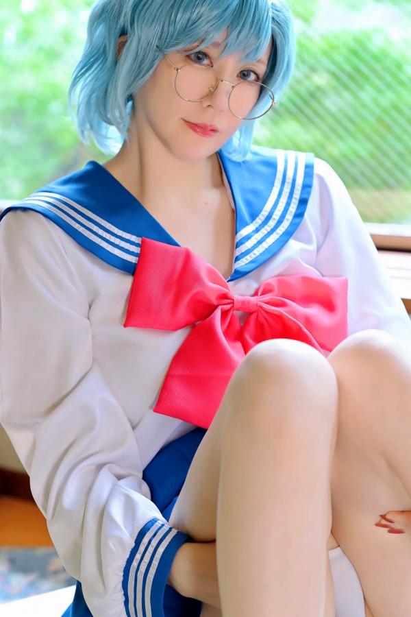    [Cosplay][HERESY] Ringo Mitsuki 林檎蜜紀 - 僕専用セーラーマーキュリー 性感水手服大尺度角色扮演写真第30张图片