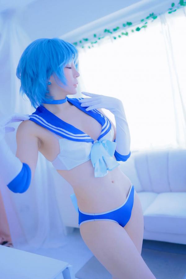   [Cosplay][HERESY] Ringo Mitsuki 林檎蜜紀 - 僕専用セーラーマーキュリー 性感水手服大尺度角色扮演写真第41张图片