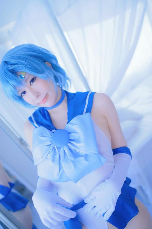    [Cosplay][HERESY] Ringo Mitsuki 林檎蜜紀 - 僕専用セーラーマーキュリー 性感水手服大尺度角色扮演写真第50张图片