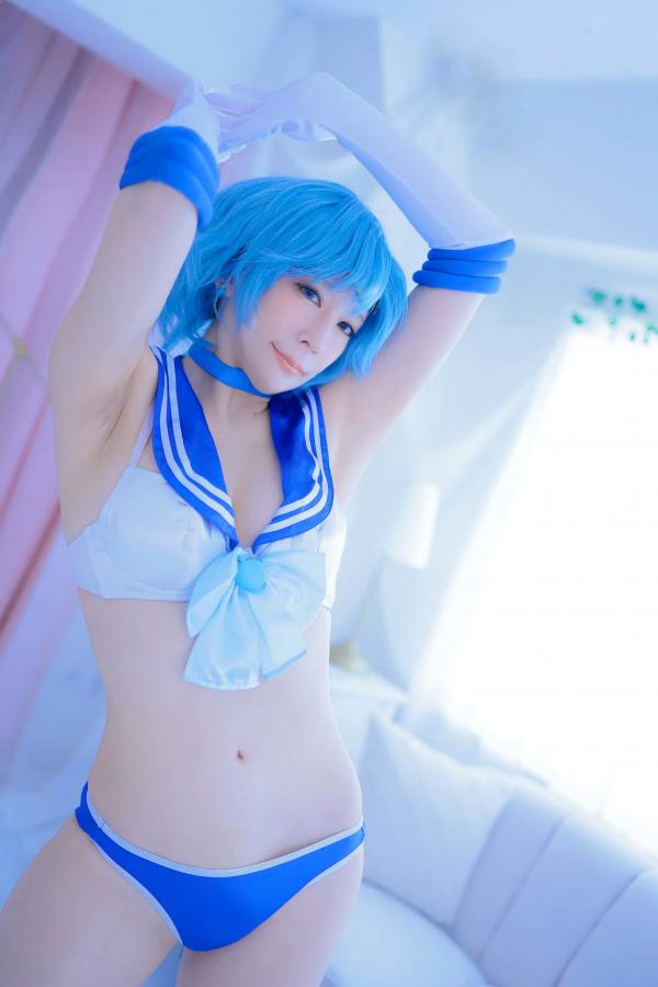    [Cosplay][HERESY] Ringo Mitsuki 林檎蜜紀 - 僕専用セーラーマーキュリー 性感水手服大尺度角色扮演写真第52张图片