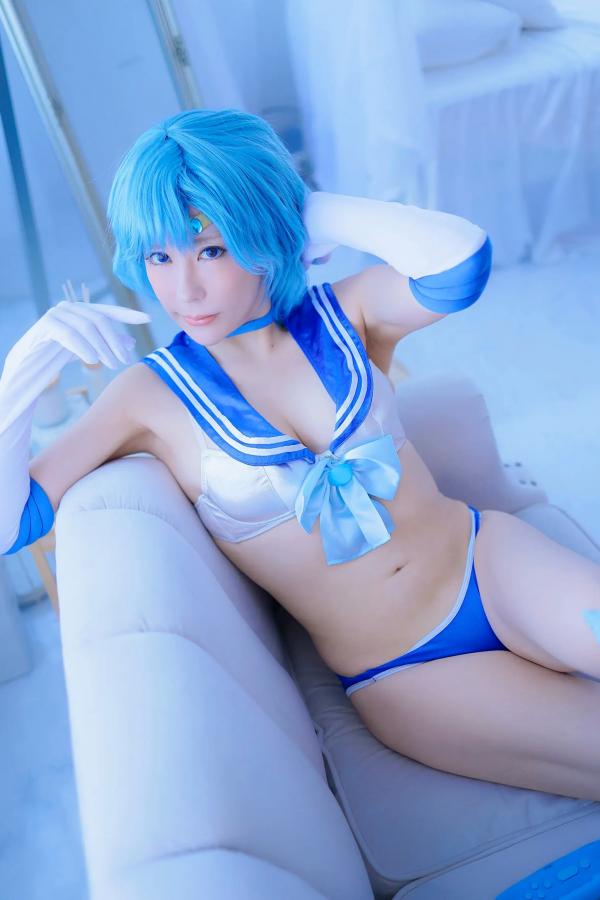    [Cosplay][HERESY] Ringo Mitsuki 林檎蜜紀 - 僕専用セーラーマーキュリー 性感水手服大尺度角色扮演写真第65张图片