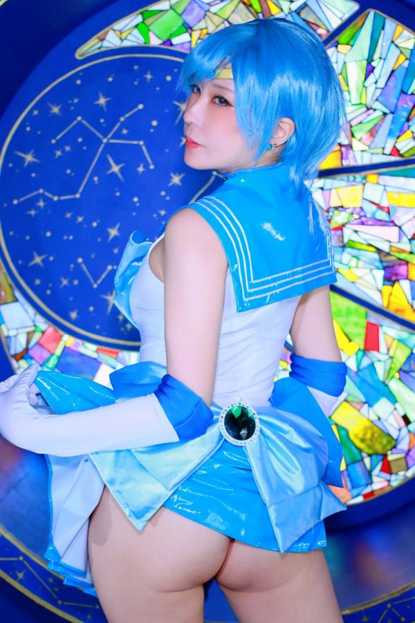    [Cosplay][HERESY] Ringo Mitsuki 林檎蜜紀 - 僕専用セーラーマーキュリー 性感水手服大尺度角色扮演写真第77张图片