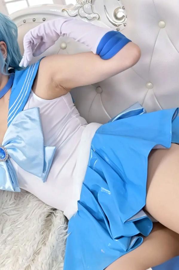    [Cosplay][HERESY] Ringo Mitsuki 林檎蜜紀 - 僕専用セーラーマーキュリー 性感水手服大尺度角色扮演写真第85张图片