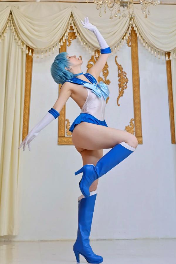    [Cosplay][HERESY] Ringo Mitsuki 林檎蜜紀 - 僕専用セーラーマーキュリー 性感水手服大尺度角色扮演写真第89张图片