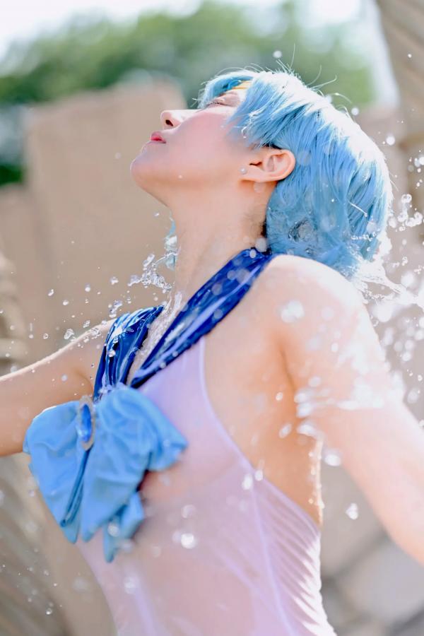   [Cosplay][HERESY] Ringo Mitsuki 林檎蜜紀 - 僕専用セーラーマーキュリー 性感水手服大尺度角色扮演写真第128张图片