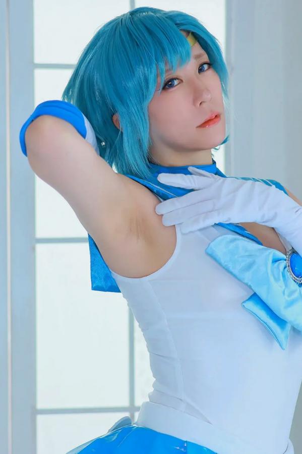    [Cosplay][HERESY] Ringo Mitsuki 林檎蜜紀 - 僕専用セーラーマーキュリー 性感水手服大尺度角色扮演写真第134张图片