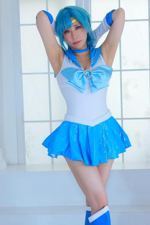    [Cosplay][HERESY] Ringo Mitsuki 林檎蜜紀 - 僕専用セーラーマーキュリー 性感水手服大尺度角色扮演写真第139张图片
